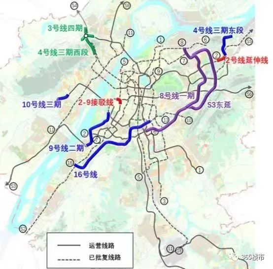 南(nán)京10條新地(dì)鐵(tiě)曝光(guāng)！新增2條新線